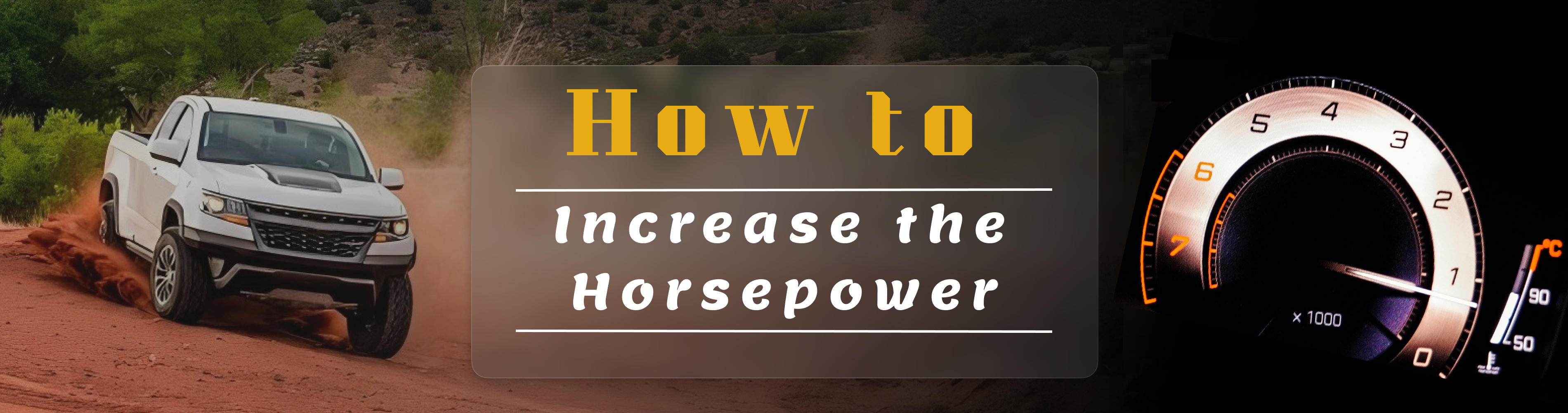 How to Increase the Horsepower?