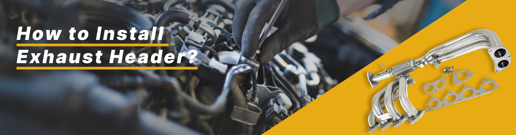 How to Install Exhaust Header?