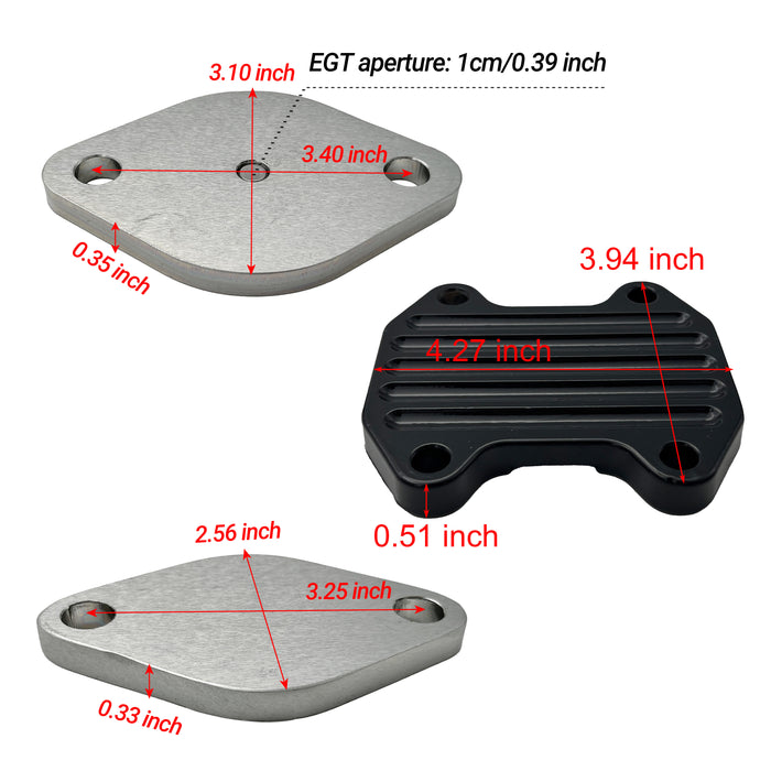 TruckTok 2013-2018 6.7L Ram Cummins 4" Exhaust Pipe & EGR Cooler Throttle Delete kit