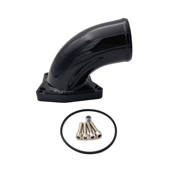 TruckTok 2003-2007 6.0L Ford F250 F350 Powerstroke EGR Intake Pipe Intake Elbow Diesel Aluminum Generic
