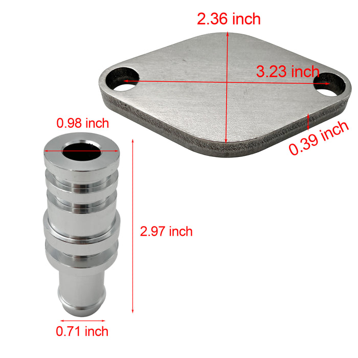 TruckTok 2009-2024 6.7L Ram Cummins 2500 3500 EGR Valve Cooler Delete Kit