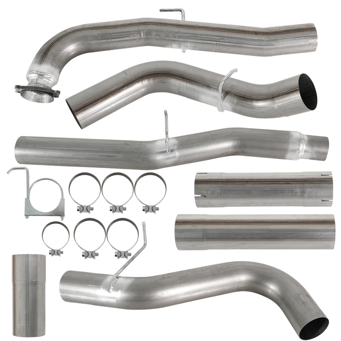 TruckTok 2017-2019 6.6L Duramax L5P 5" DPF Delete pipe & 3.5" Downpipe w/EGR Delete kit