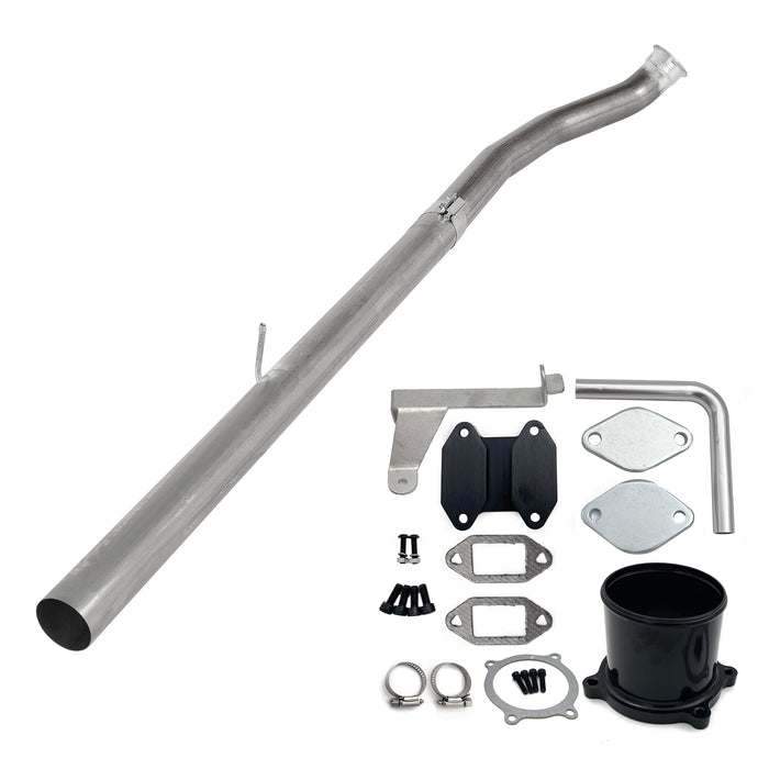 TruckTok 2007.5-2009 6.7L Ram Cummins 4" DPF Delete Race Pipe & EGR Delete Kit
