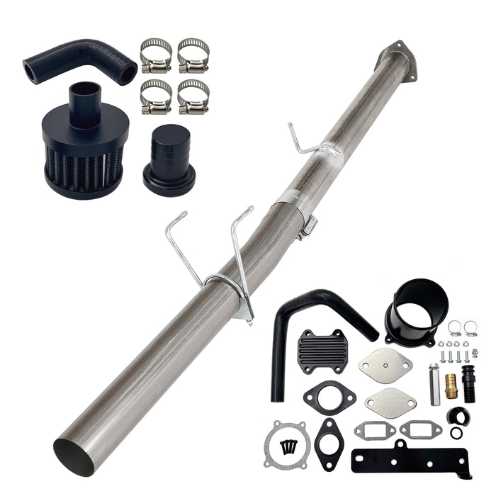 TruckTok 2013-2018 6.7L Ram 4" DPF delete Pipe & CCV & EGR delete kit