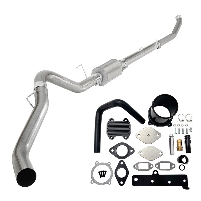 TruckTok 2013-2018 6.7L Ram Cummins 5" Turbo Back DPF Delete Pipe & EGR Cooler Delete Kit