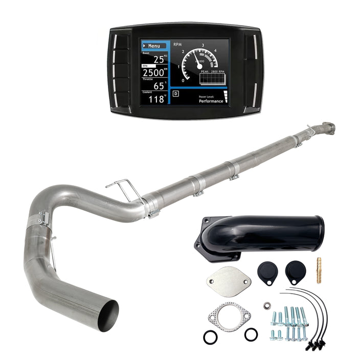2008-2010 6.4L Ford Powerstroke 5" DPF/DEF/EGR Delete All-in-One Kit
