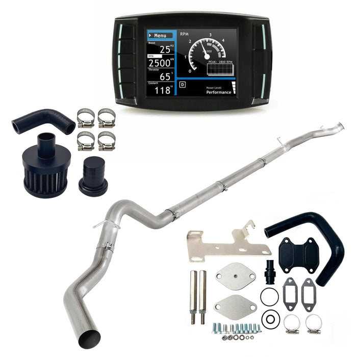 4" DPF/DEF/EGR/CCV Delete 2010-2012 6.7L Ram Cummins All-in-One Kit