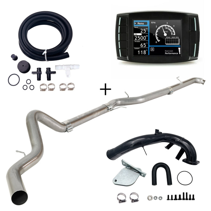 TruckTok 2007.5-2010 6.6L Duramax LMM 4" DPF/EGR/CCV Delete All-in-One Kit