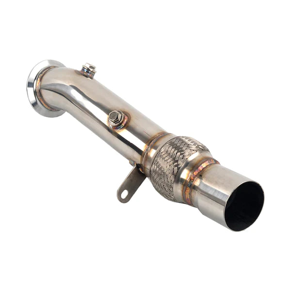 TruckTok BMW N55 535i 640i 740Li F01/F10/F11/F07 F12/F13 Generic 3.5" Turbo Catless Exhaust Downpipe