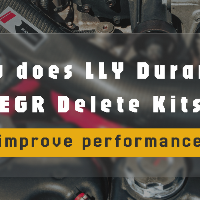 How does LLY Duramax EGR Delete Kits improve performance?