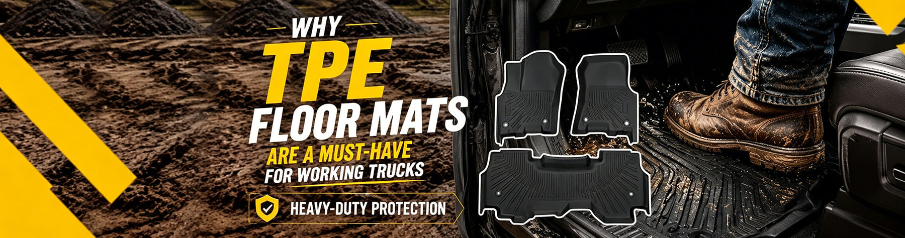 Why TPE Floor Mats Are a Must-Have for Working Trucks: Heavy-Duty Protection