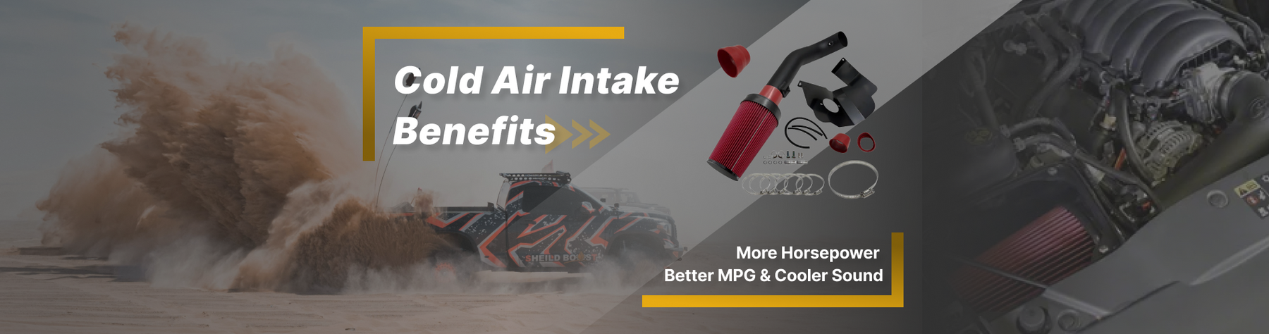 Cold Air Intake Benefits: More Horsepower, Better MPG & Cooler Sound