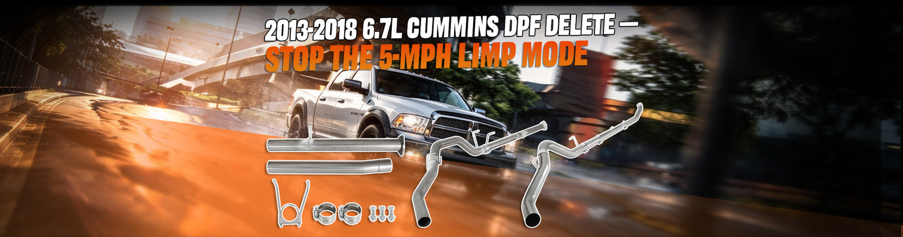 2013-2018 6.7L Cummins DPF Delete — Stop the 5-MPH Limp Mode