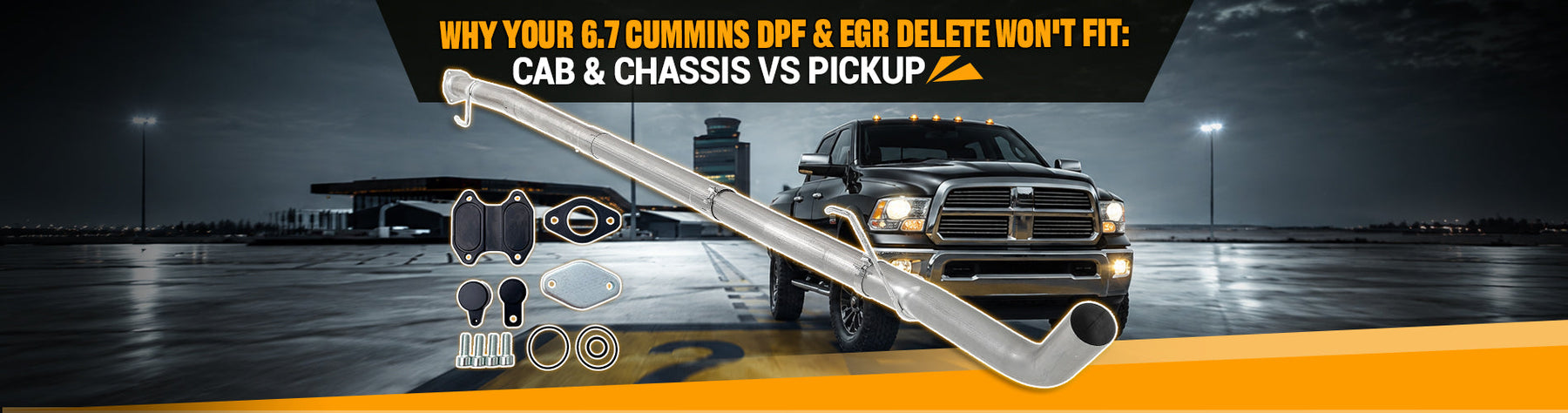 Why Your 6.7L Cummins DPF & EGR Delete Won’t Fit: Cab & Chassis vs Pickup