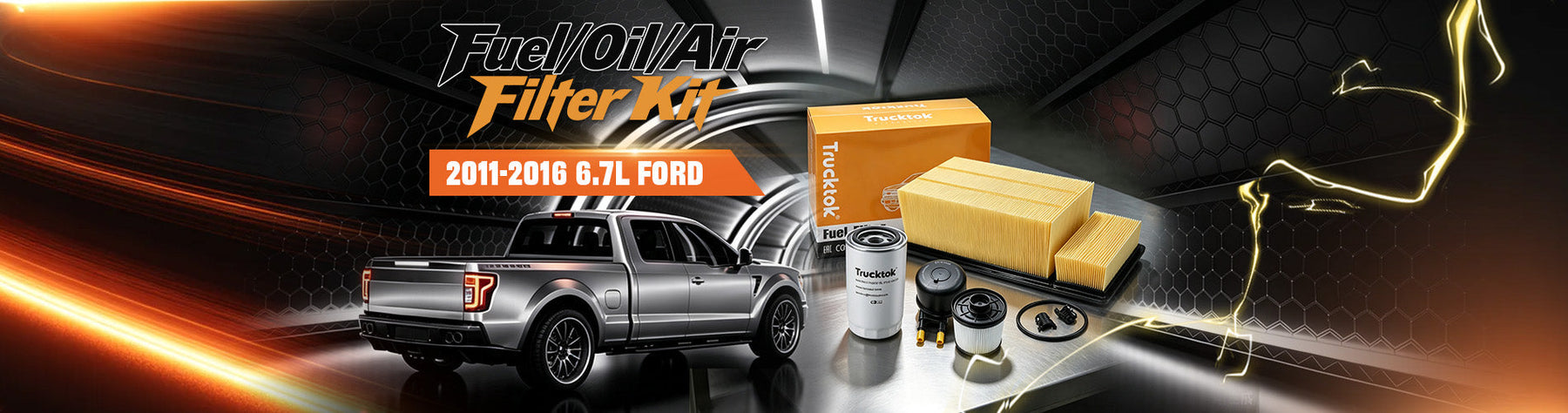 2011-2016 6.7L Powerstroke Filter Kit — FD4615/FL2051S/FA1902, $86.40