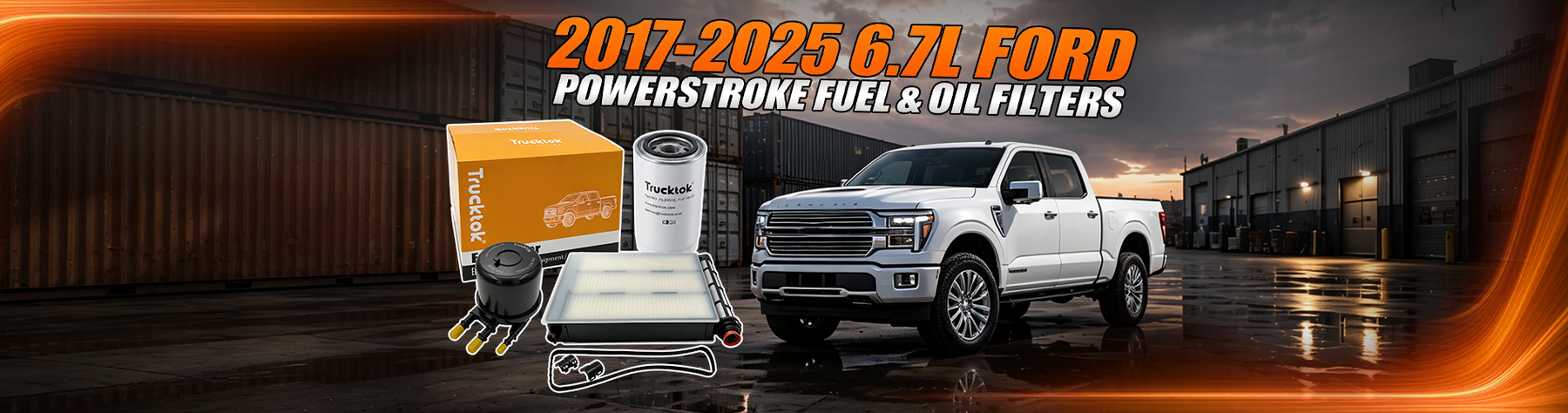 2017-2025 6.7L Powerstroke Fuel + Oil Filter Guide (FD4625 / FL2051S)