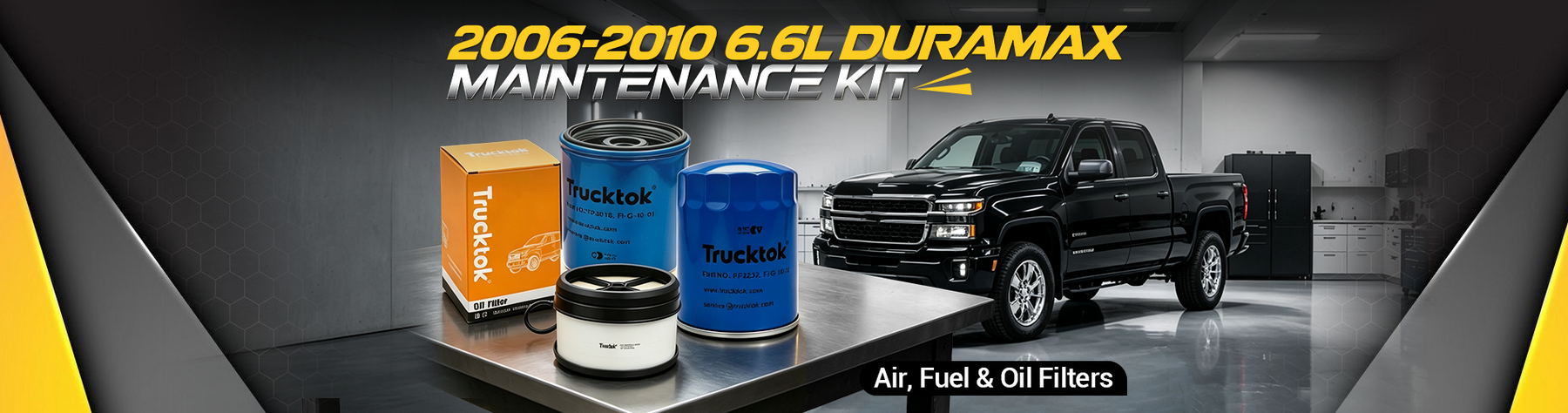 2006-2010 Duramax Air, Fuel and Oil Filter Kit (TP3018/PF2232/D3087C)