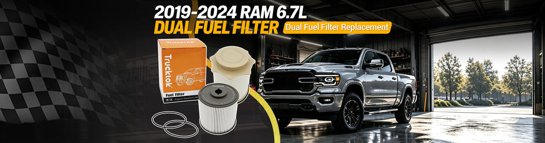 2019-2024 Ram 6.7L Fuel Filter Kit — 68436631AA + 68157291AA, $77.40