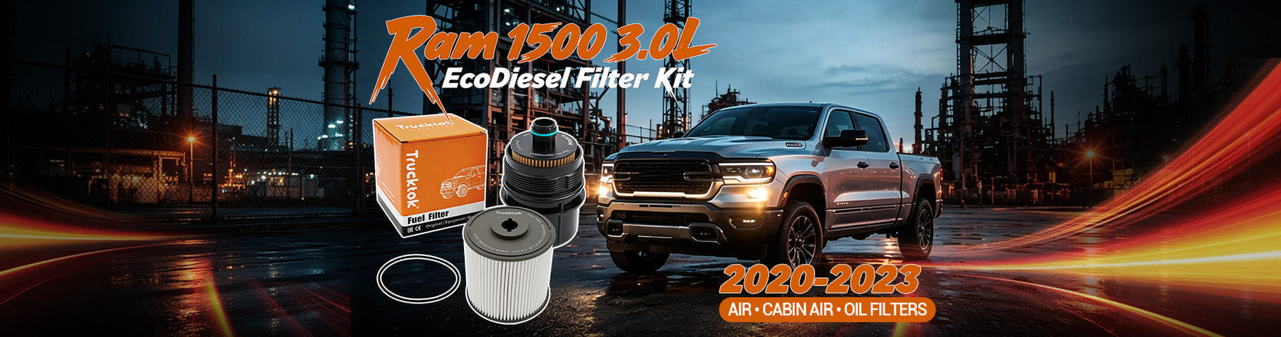 2020-2023 Ram EcoDiesel Filter Kit — 68436631AA & 68507598AA, $73.80