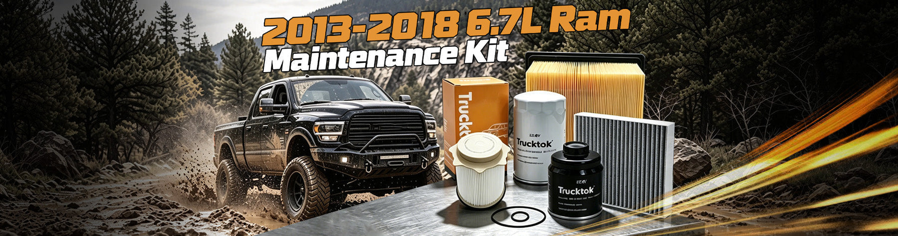 2013-2018 Ram 6.7L Cummins 5-Filter Kit — One Box, One Service