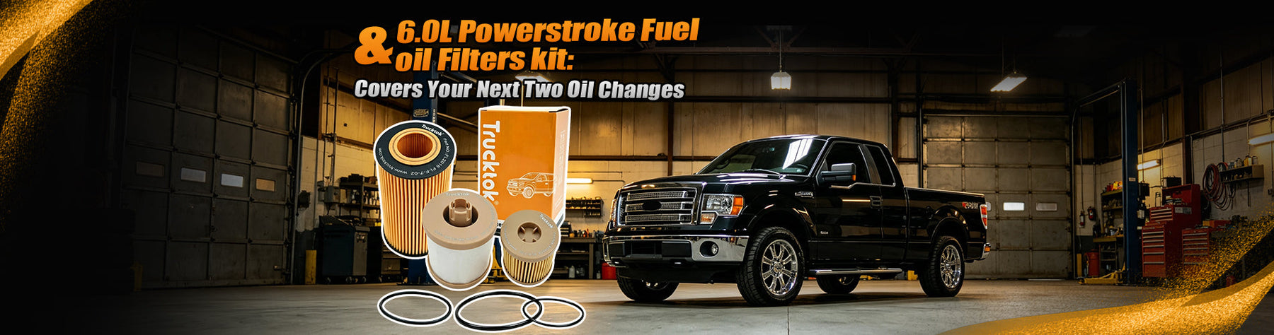 6.0L Powerstroke Fuel & oil Filters kit: Covers Your Next Two Oil Changes