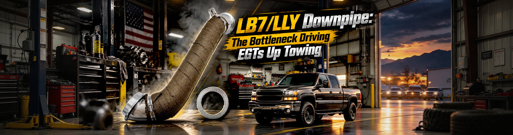 LB7/LLY Downpipe: The Bottleneck Driving EGTs Up Towing