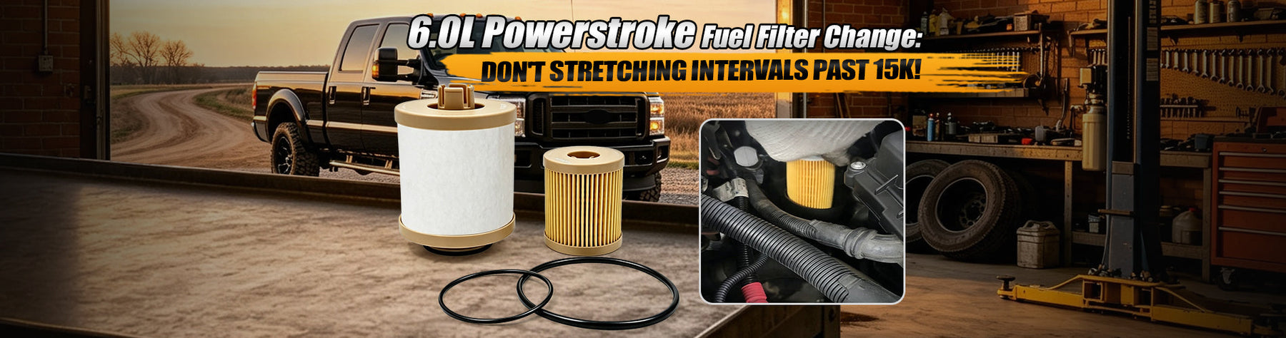 6.0L Powerstroke Fuel Filter Change: Don't Stretching Intervals Past 15K!