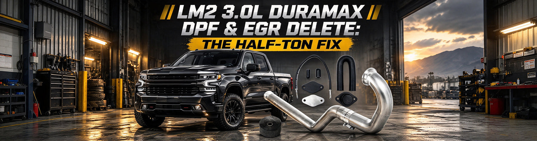 LM2 3.0L Duramax DPF & EGR Delete: The Half-Ton Fix
