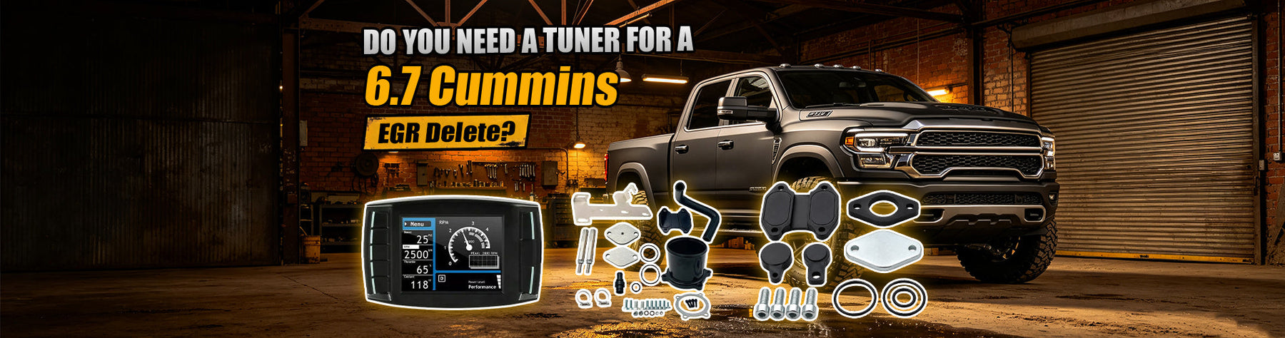 Do You Need a Tuner for a 6.7 Cummins EGR Delete?