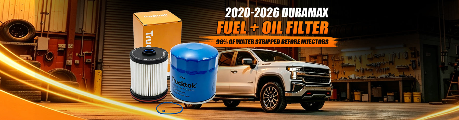 2020-2026 Duramax Fuel + Oil Filter: 98% of Water Stripped Before Injectors