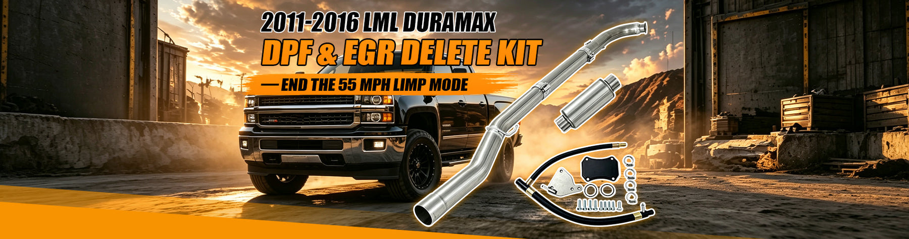 2011-2016 LML Duramax DPF & EGR Delete Kit — End the 55 MPH Limp Mode