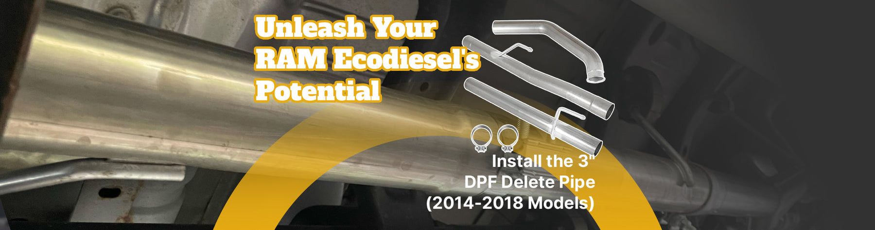 Unleash Your RAM Ecodiesel's Potential: Install the 3" DPF Delete Pipe (2014-2018 Models)
