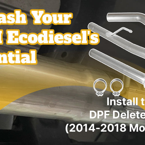 Ram EcoDiesel 3" DPF Delete Pipe Install (2014-2018 Models)