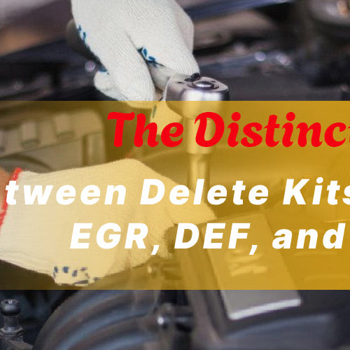 The Distinction Between Delete Kits for EGR, DEF, and DPF