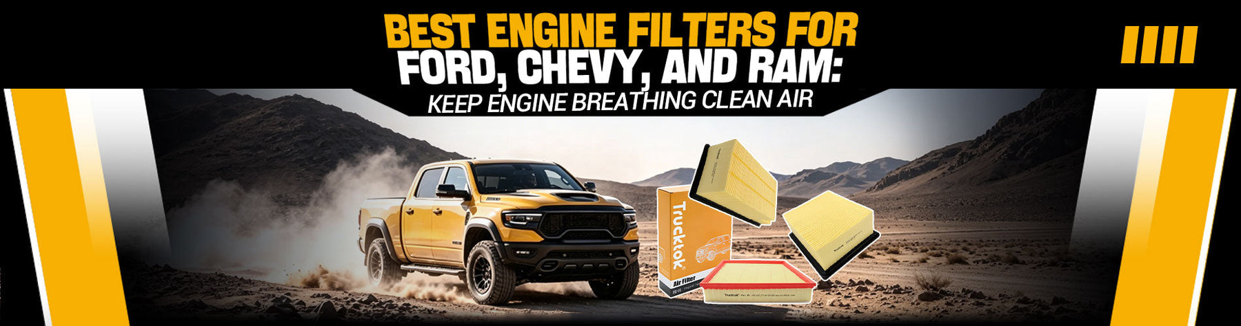 Best Engine Filters for Ford, Chevy, and Ram: Keep Engine Breathing Clean Air