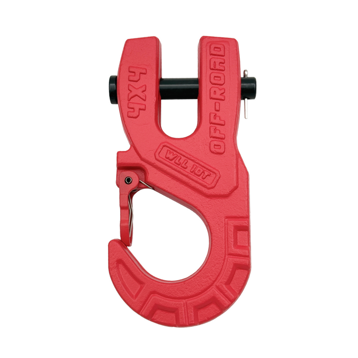 Trucktok 3/8" Forged Steel Winch Hook 44,000 lbs with Safety Latch