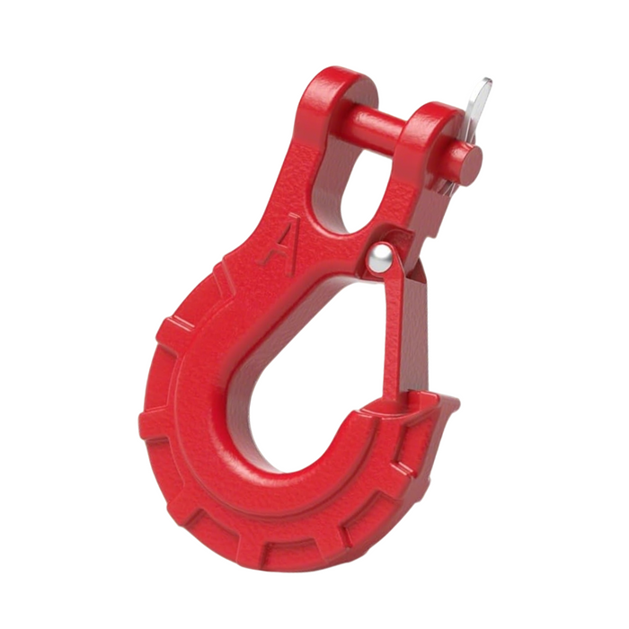 Trucktok 3/8" Heavy Duty Forged Steel Winch Hook with Safety Latch 33,000 lbs Max Strength