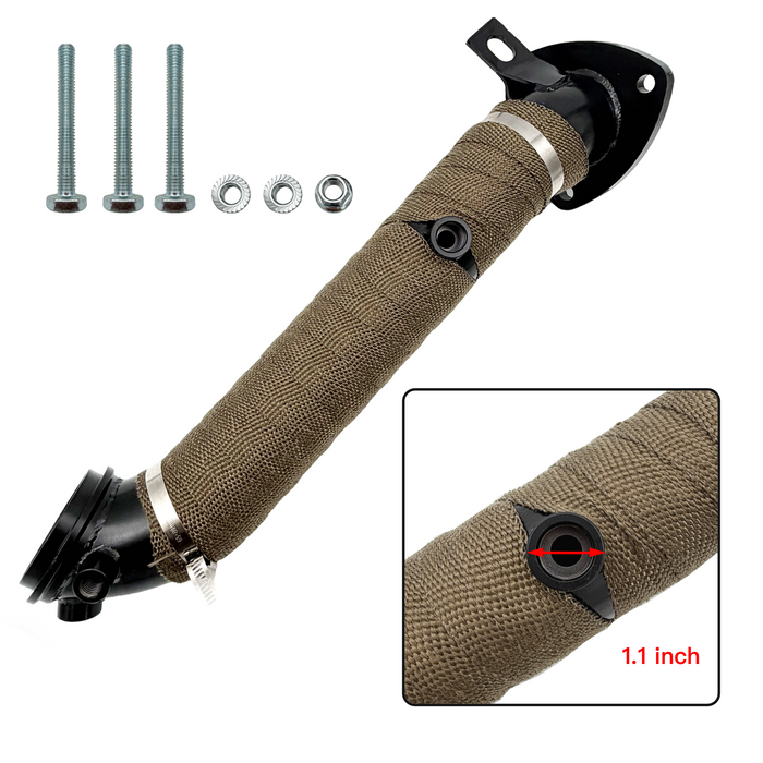 TruckTok 2015-2016 6.6L LML Duramax Diese 3 inch Downpipe Exhaust