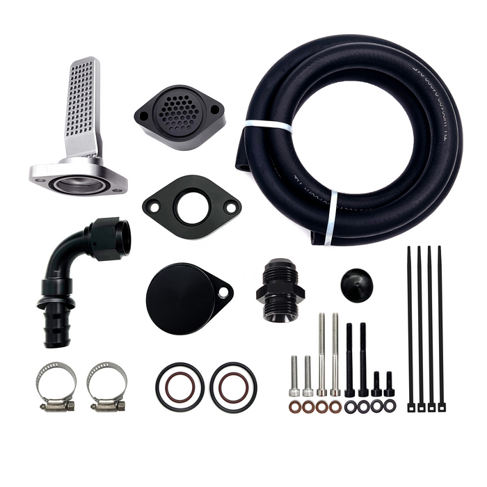 The 2011-2023 6.7L Powerstroke CCV PCV Reroute Kit
