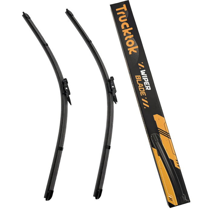 Trucktok Chevy GMC 22" + 22" Pinch Tab Windshield Wiper Blades Pair
