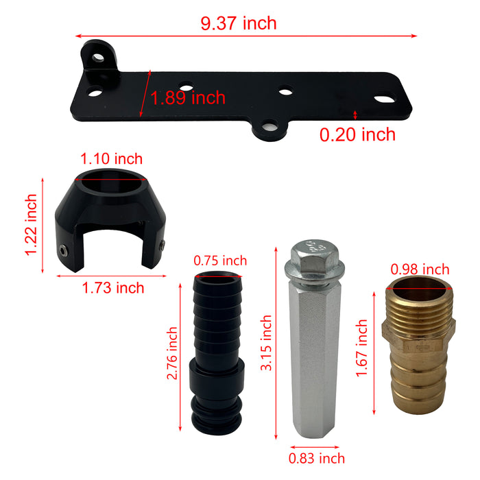 TruckTok 2013-2018 6.7L Ram Cummins 5" Turbo Back DPF Delete Pipe & EGR Cooler Delete Kit