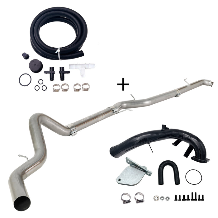 TruckTok 2007.5-2010 6.6L Duramax LMM 4"/5" DPF Delete Dp-back & EGR delete kit