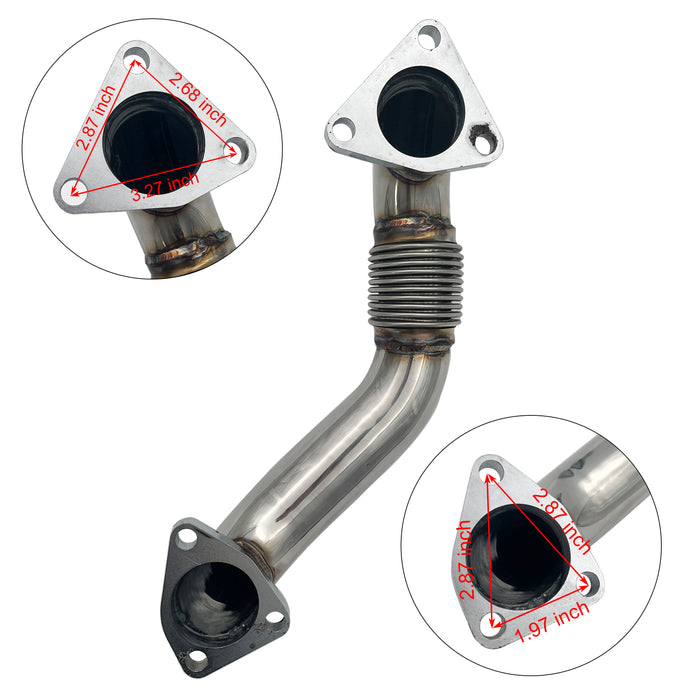 TruckTok 2011-2016 6.6L Chevy Duramax LML Up-Pipe & EGR Cooler Delete Kit (Passenger Side)