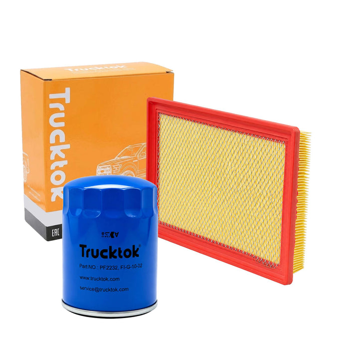 TruckTok 2017-2019 6.6L Silverado Sierra Duramax Fuel, Oil, Air & Cabin Air Filters Maintenance Kit
