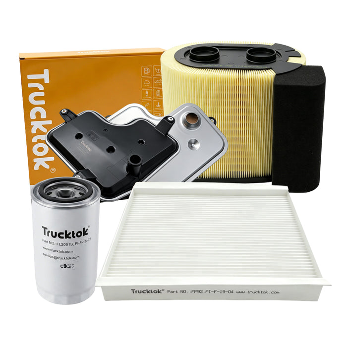 Trucktok 2017-2025 6.7L Powerstroke Fuel, Oil, Air, Cabin & Transmission Filters Maintenance Kit
