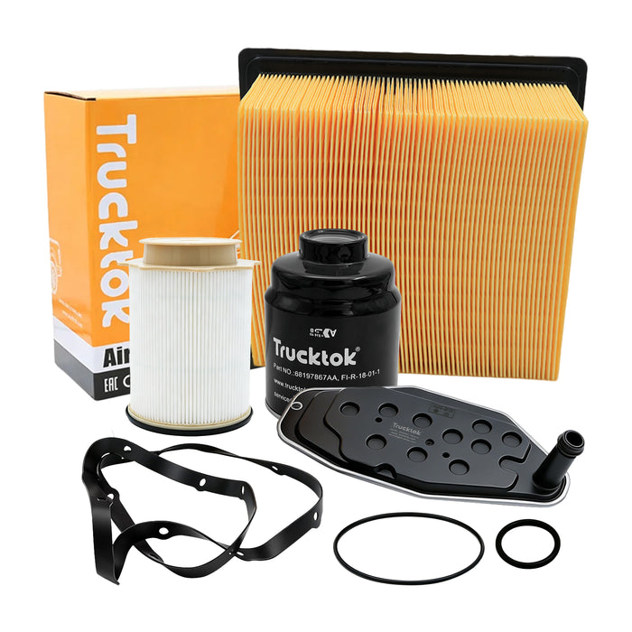 Trucktok 2013-2024 6.7L Dodge Ram Fuel, Oil, Air, Cabin & Transmission Filters Maintenance Kit