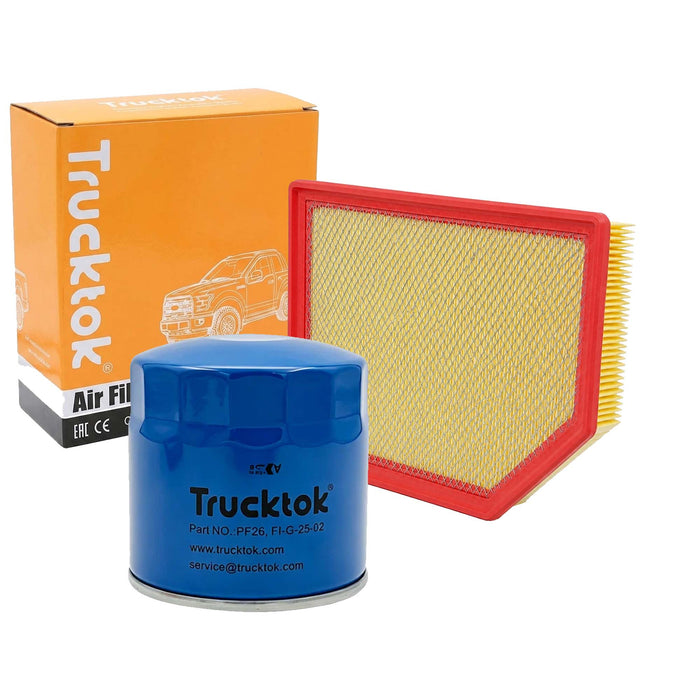 TruckTok 2020-2026 6.6L Silverado Sierra Duramax Fuel, Oil, Air & Cabin Air Filters Maintenance Kit