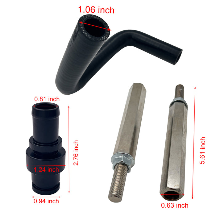 TruckTok 2010-2012 6.7L Ram Cummins 4" DPF Delete Pipe & EGR cooler Delete Kit