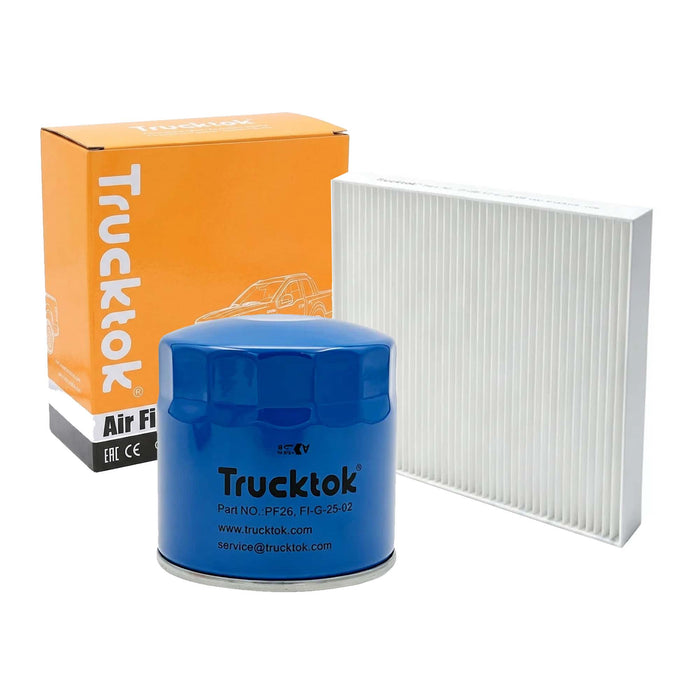TruckTok 2020-2026 6.6L Silverado Sierra Duramax Fuel, Oil, Air & Cabin Air Filters Maintenance Kit