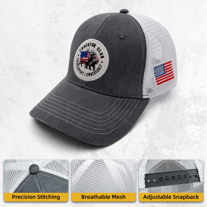 TruckTok Custom Embroidered Baseball Cap Vintage Washed & Adjustable Unisex Hat